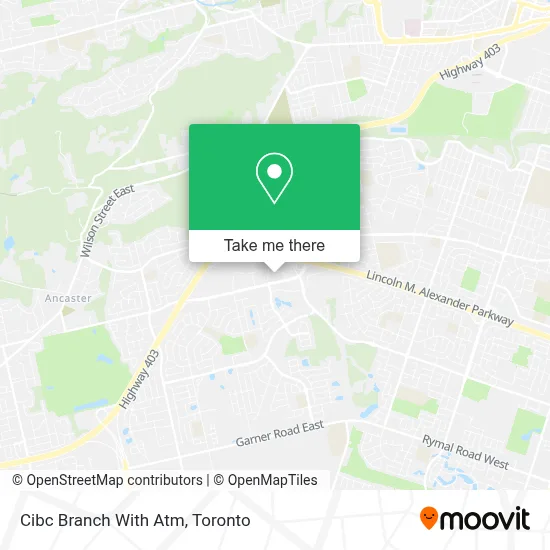 Cibc Branch With Atm map