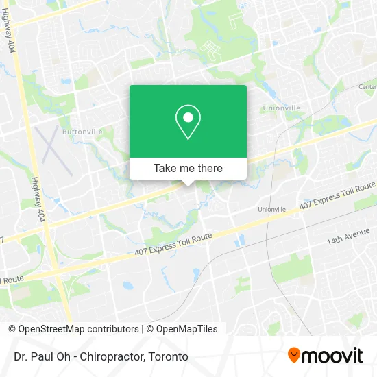 Dr. Paul Oh - Chiropractor map