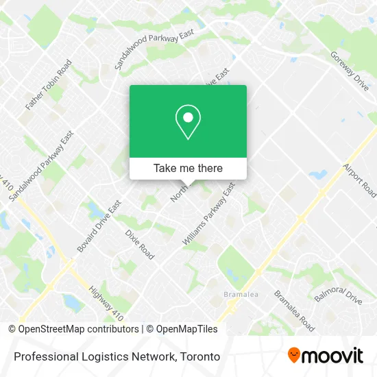 Professional Logistics Network map