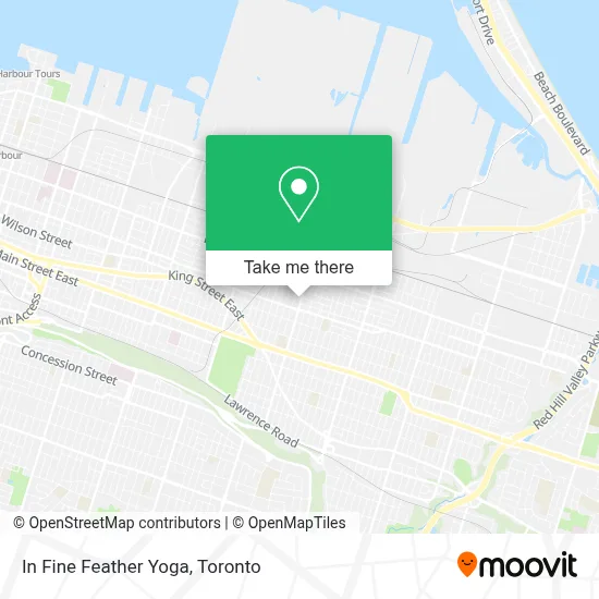 In Fine Feather Yoga map