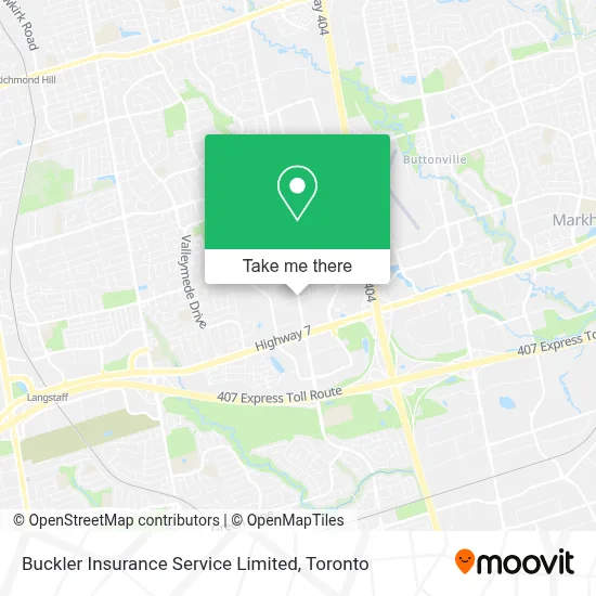 Buckler Insurance Service Limited map