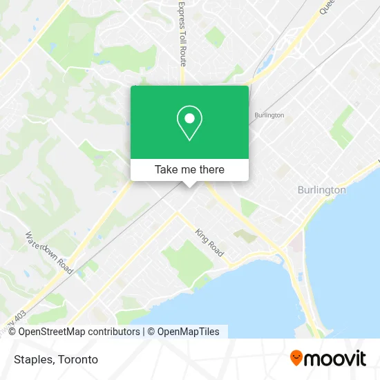 Staples map