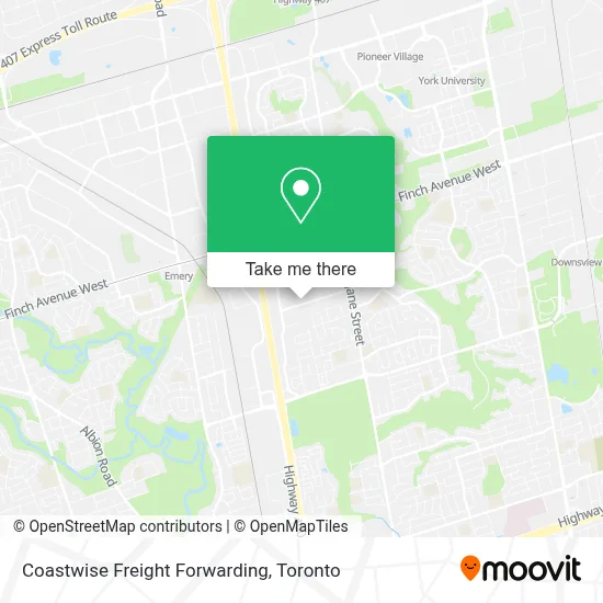 Coastwise Freight Forwarding map