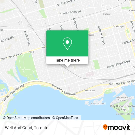 Well And Good map