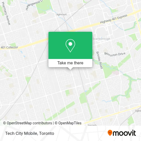 Tech City Mobile map