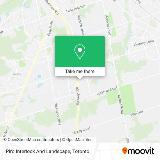 Piro Interlock And Landscape map