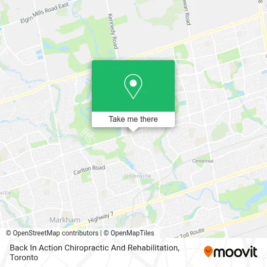 Back In Action Chiropractic And Rehabilitation map