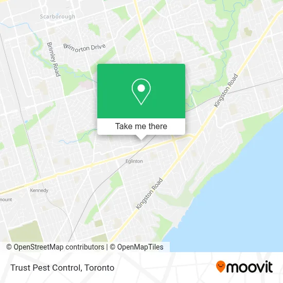 Trust Pest Control map