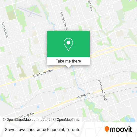 Steve Lowe Insurance Financial map