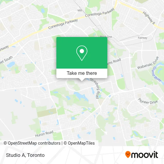 Studio A map