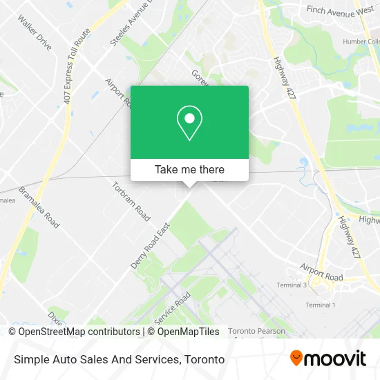 Simple Auto Sales And Services map