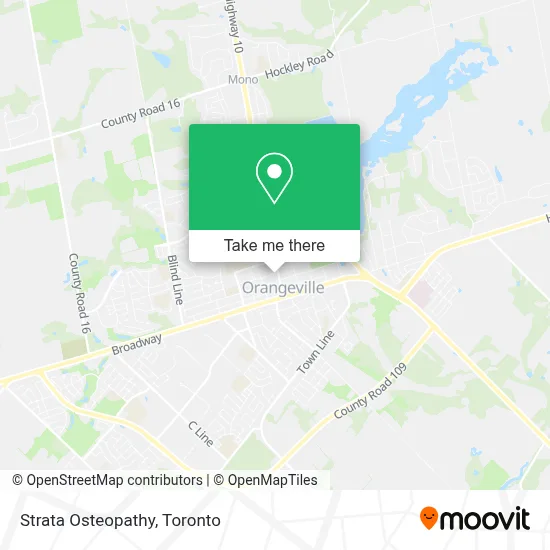 Strata Osteopathy map