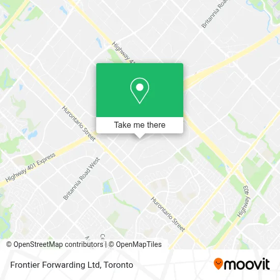 Frontier Forwarding Ltd map
