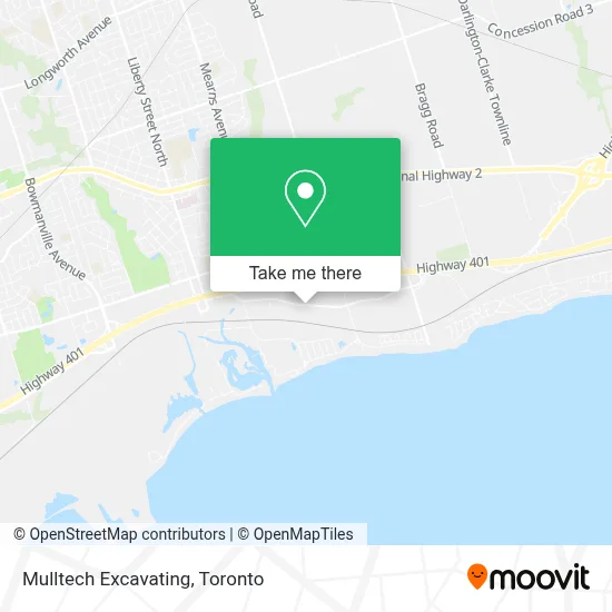Mulltech Excavating map
