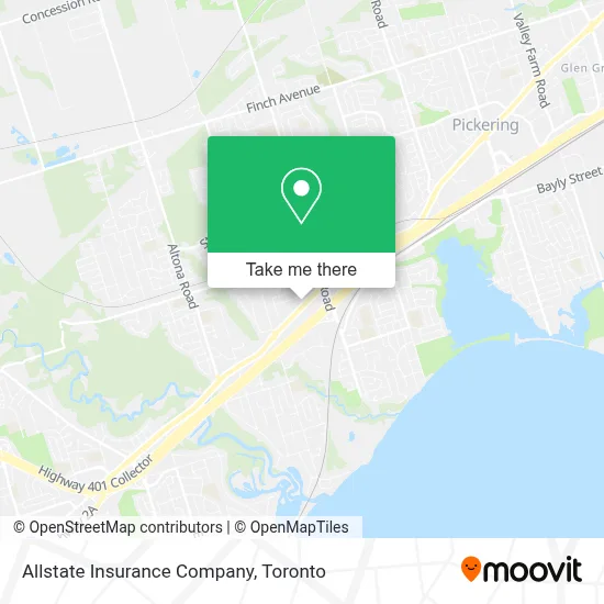 Allstate Insurance Company map