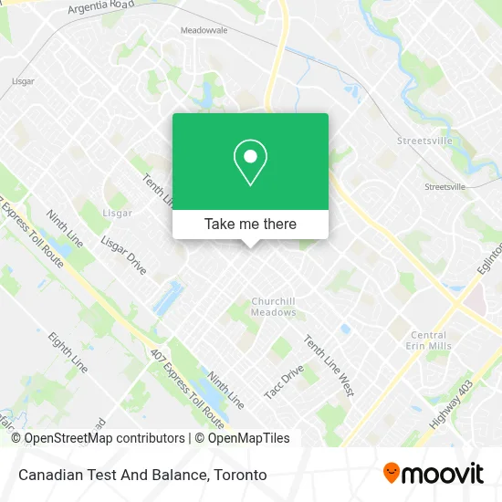 Canadian Test And Balance map