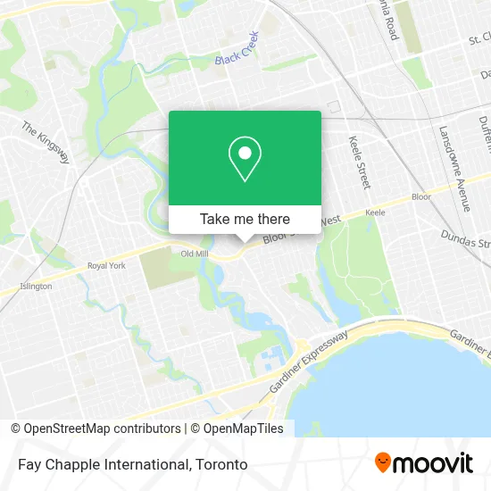 Fay Chapple International map