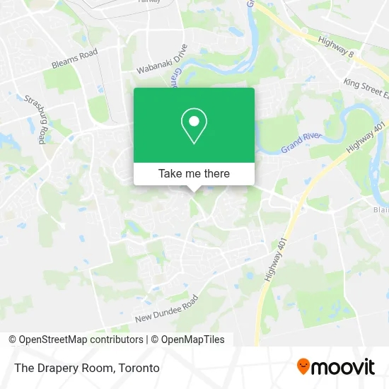 The Drapery Room map