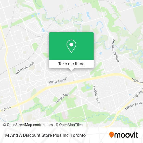 M And A Discount Store Plus Inc map