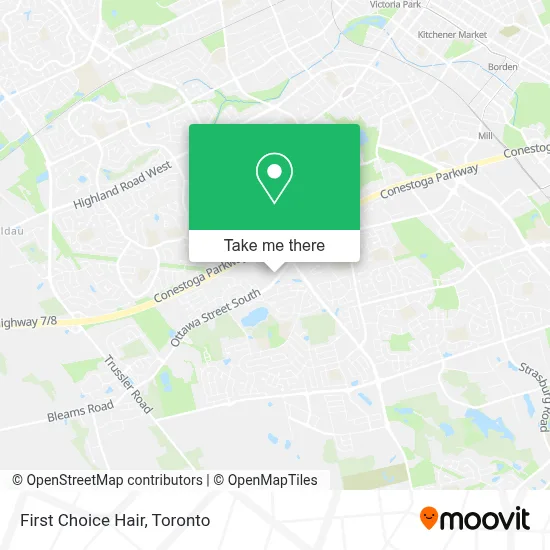 First Choice Hair map