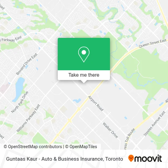 Guntaas Kaur -  Auto & Business Insurance map