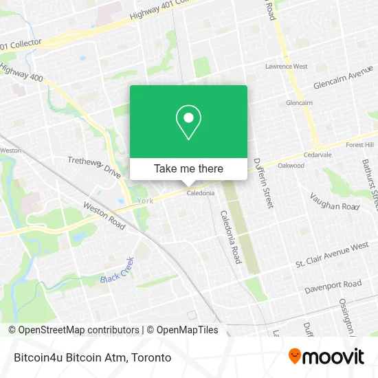 Bitcoin4u Bitcoin Atm map