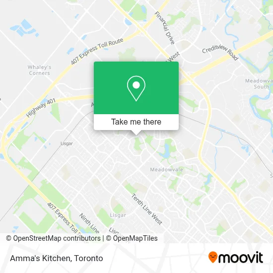 Amma's Kitchen map