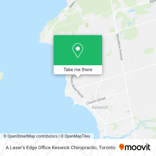 A Laser's Edge Office Keswick Chiropractic map