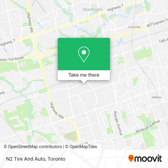 N2 Tire And Auto map