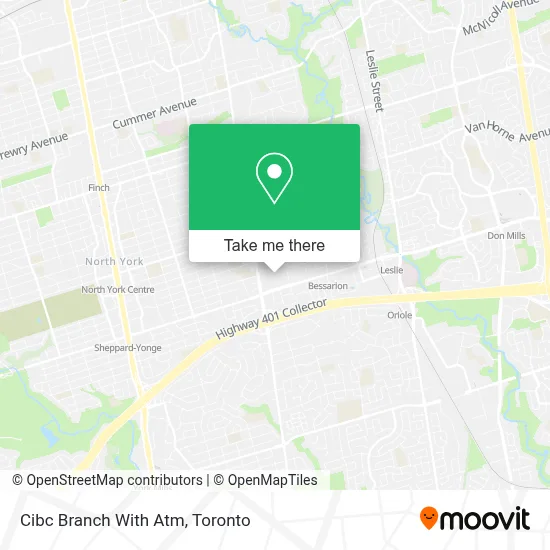 Cibc Branch With Atm map