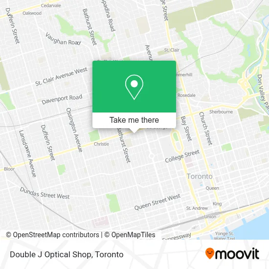 Double J Optical Shop map
