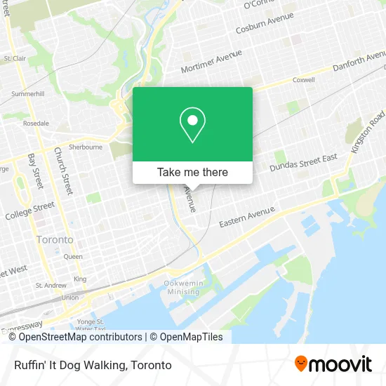 Ruffin' It Dog Walking map