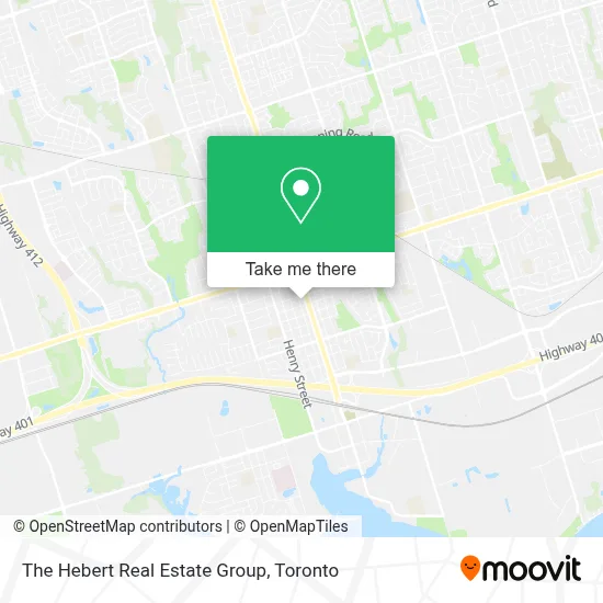 The Hebert Real Estate Group map