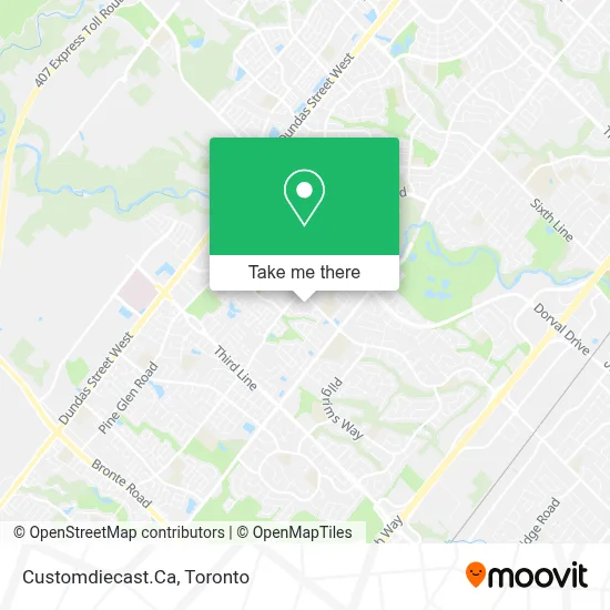 Customdiecast.Ca map