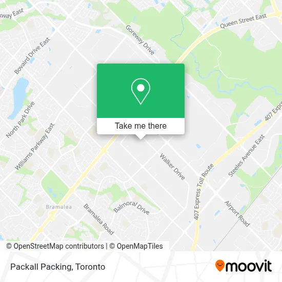 Packall Packing map