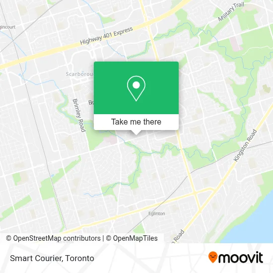 Smart Courier map