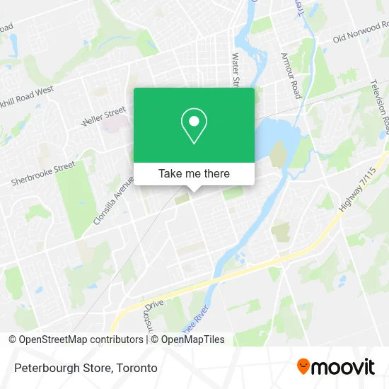 Peterbourgh Store map