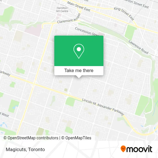 Magicuts map