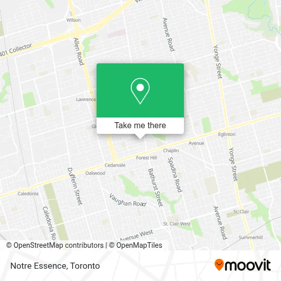 Notre Essence map