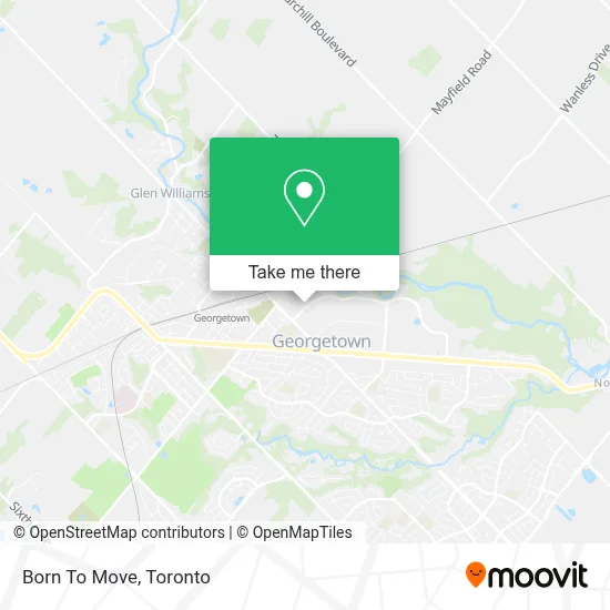 Born To Move map