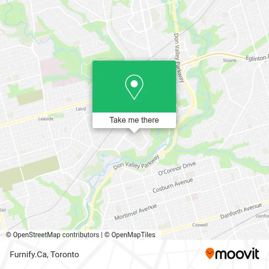 Furnify.Ca map