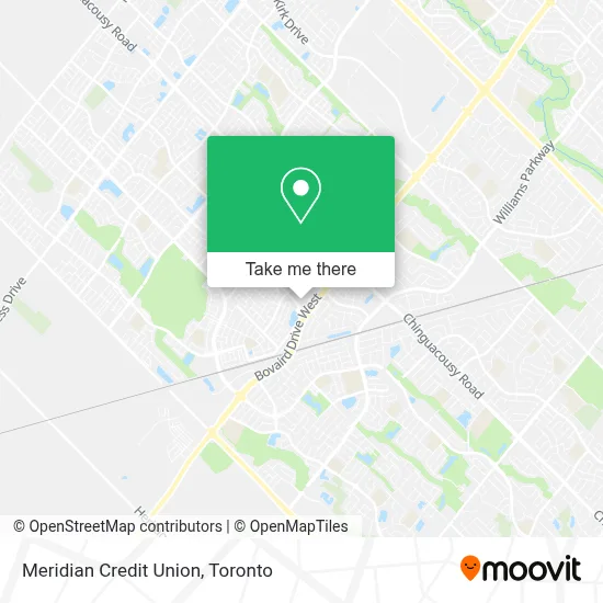Meridian Credit Union map