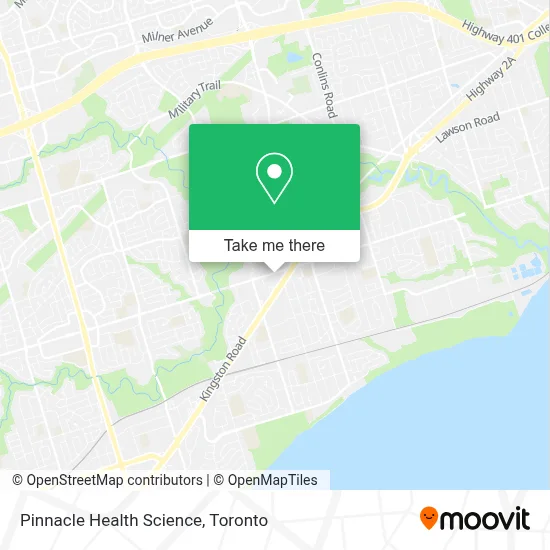 Pinnacle Health Science map