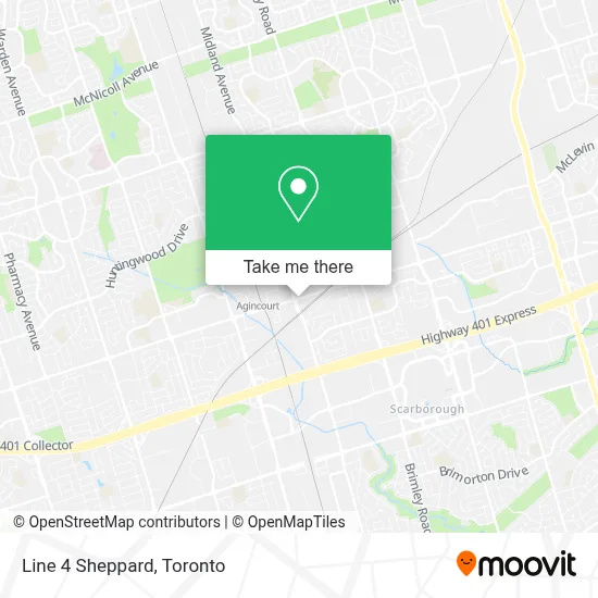 Line 4 Sheppard map