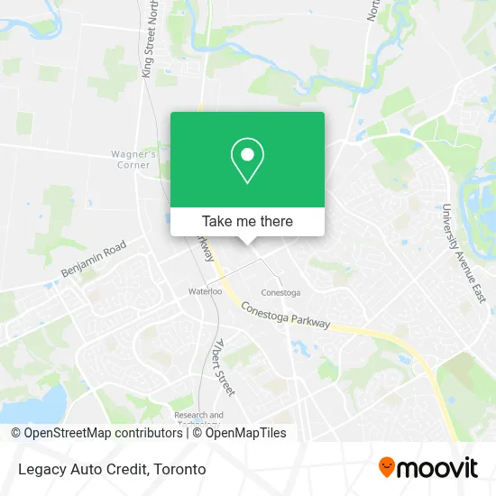 Legacy Auto Credit map