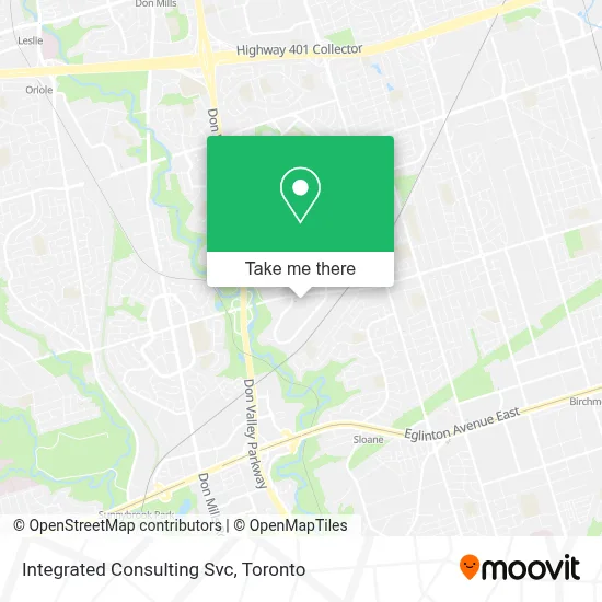 Integrated Consulting Svc map