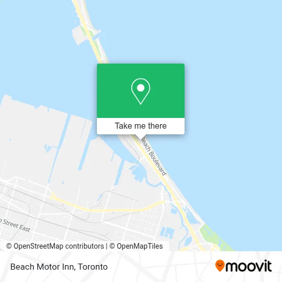 Beach Motor Inn map