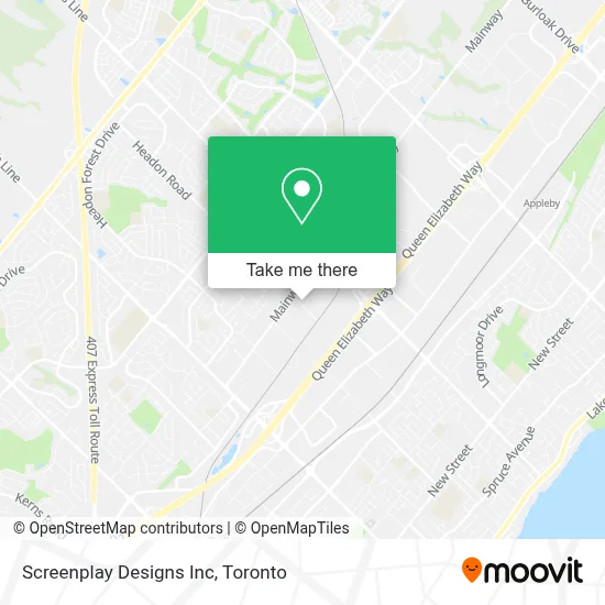 Screenplay Designs Inc map