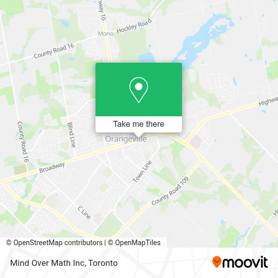 Mind Over Math Inc map