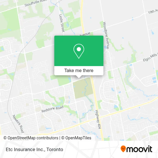 Etc Insurance Inc. map